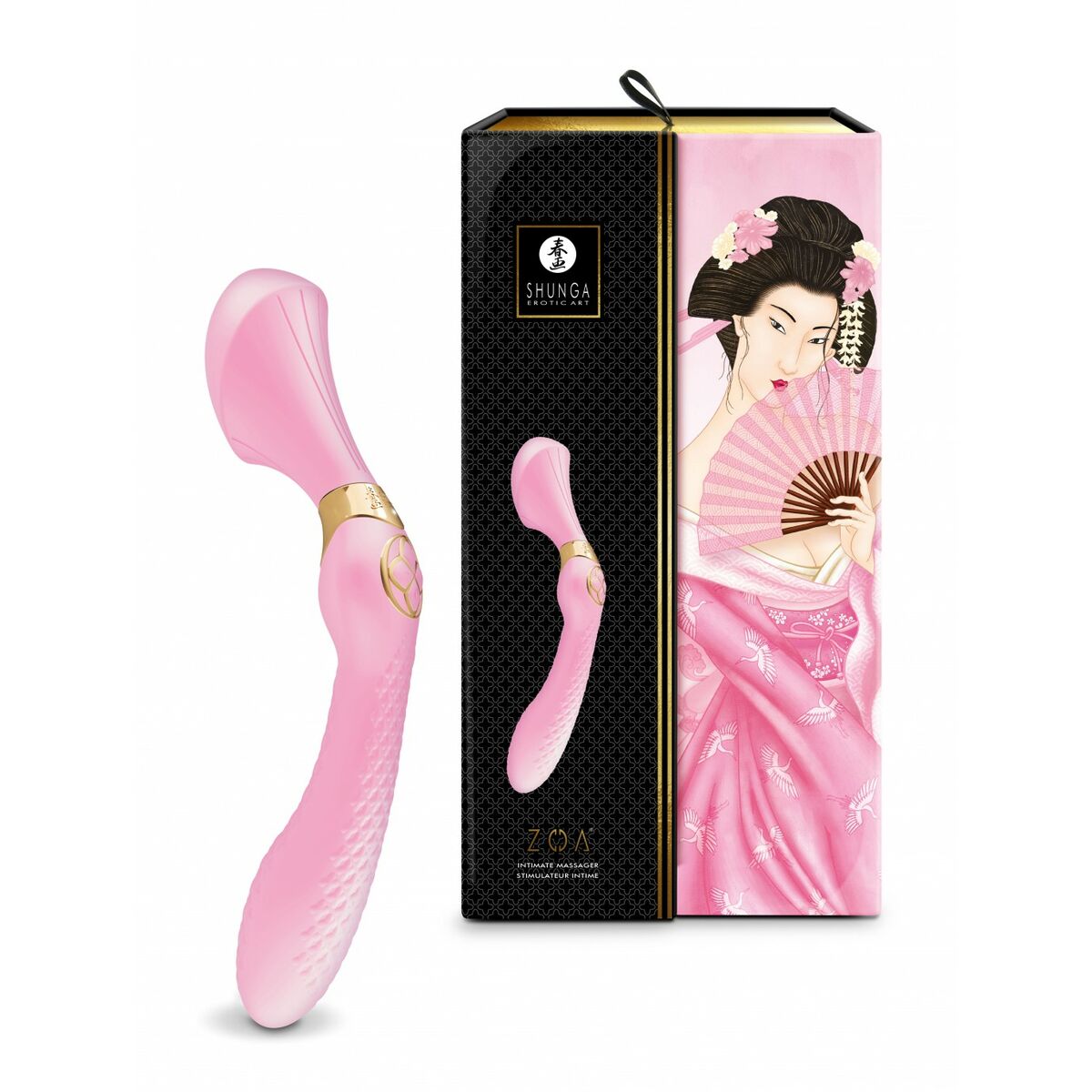 Vibrator Shunga Zoa Svetlo roza
